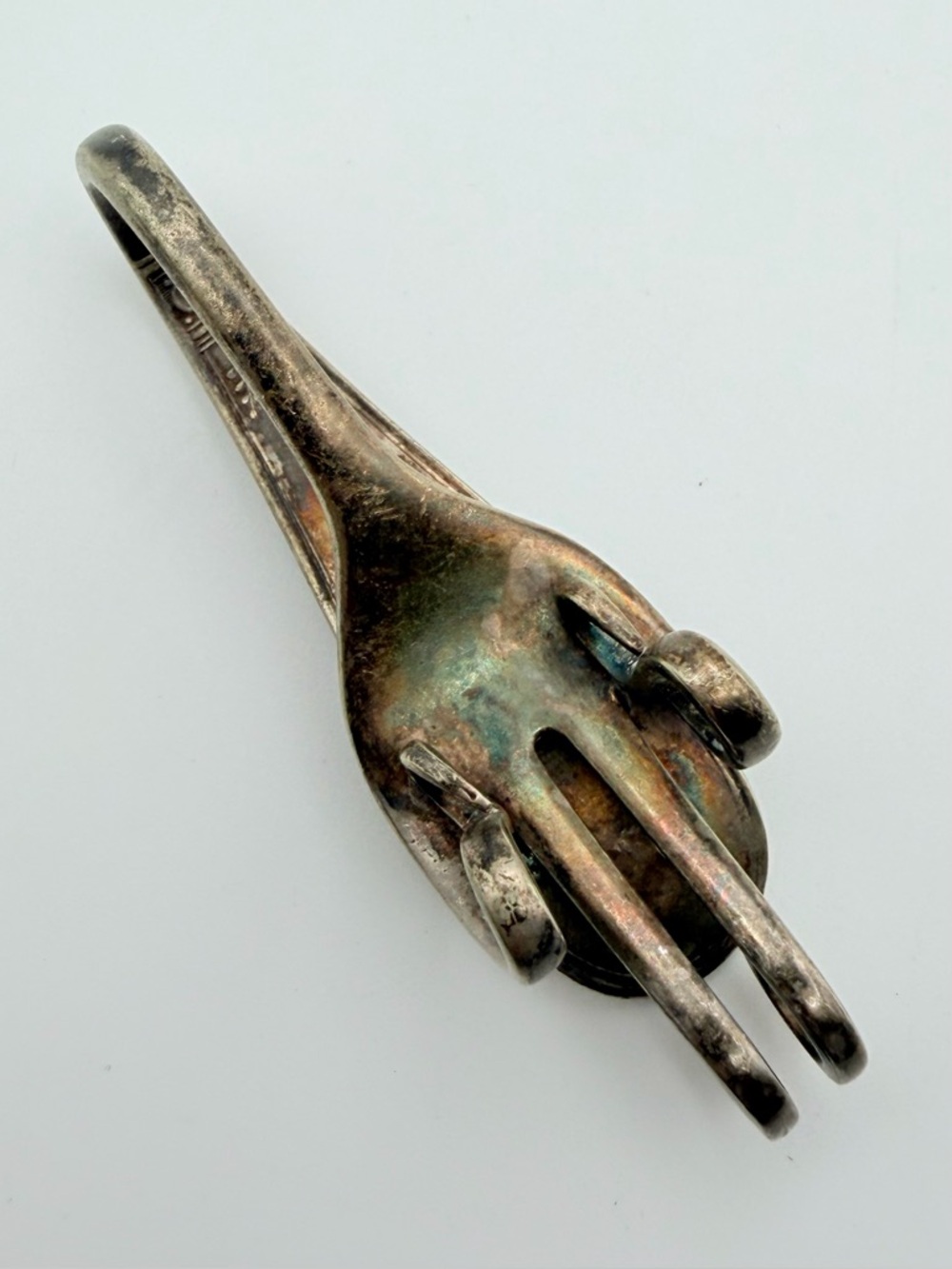 Antique Silver Plate Rogers & Sons Fork Pendant